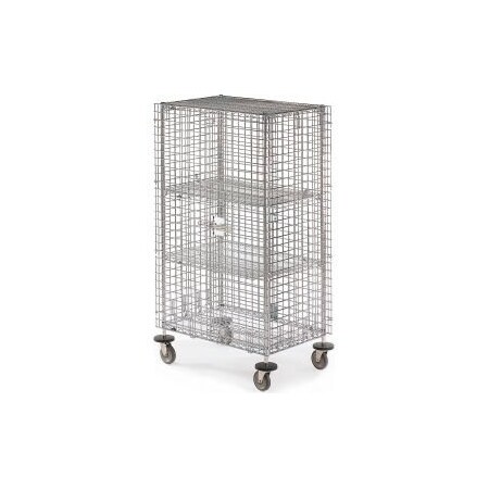 Metro Metro 800-Lb. Capacity qwikSLOT Security Trucks - 40-3/4" Wx27-1/4" Dx68-1/2" H 4785200